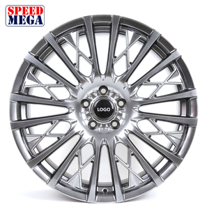Speed Mega Mesh Design Lightweight Alloy <b>Wheels</b> 10 20 <b>Spoke</b> Polished Silver Car Rims Luxury SUV Performance Style - Product Image 1