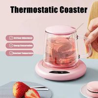 Ensemble cadeau pour le bureau et la maison, chauffe-tasse électrique intelligent, chauffe-tasse en céramique thermostatique, chauffe-eau, chauffe-café