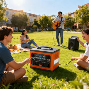 Centrale Électrique Portable au Lithium Ternaire à Onde Sinusoïdale Pure 400W, Entrée Solaire, Charge Rapide XT90, Démarreur de Voiture, 2500+ Cycles - Product Image 4