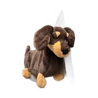 Sac bandoulière en peluche Jelly Cat Otto, chien teckel, mignon, style dessin animé, avec rembourrage en coton PP