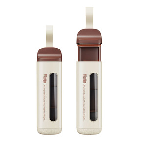 Xách Tay Mini Nhựa Cấp Thuốc Tổ Chức Đầu Giữa Cuối <span class=keywords><strong>3</strong></span>-Phút Push-Kéo Ba Bữa Ăn Ngày Thuốc Lưu Trữ Hộp Cho Lưu Trữ - Product Image 1