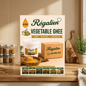Aceite de Palma Regalien de Primera Calidad, 99.9% de Pureza, Sin Colesterol, para Freír, Saltear, Hornear y Preparar Curry - Product Image 1