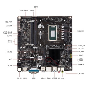 Oem/ODM tùy chỉnh nhỏ ITX Bo mạch chủ Core I5-11260H CPU <span class=keywords><strong>Combo</strong></span> DDR4 Bộ nhớ sata ổ cứng cho All-in-One Máy tính để bàn PC 128GB - Product Image 2