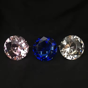 MH-CJ060 Servietten ring Kristallglas Dekoration mit Silber oder Gold Metall Diamant Servietten ring Hochzeit - Product Image 3