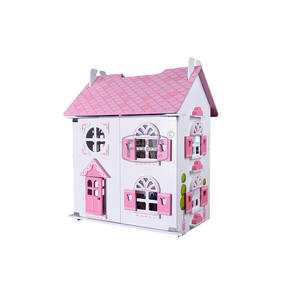 Grande <span class=keywords><strong>maison</strong></span> de poupée rose pour fille, <span class=keywords><strong>maison</strong></span> de poupée en <span class=keywords><strong>bois</strong></span>, <span class=keywords><strong>maison</strong></span> de poupée, cottage en <span class=keywords><strong>bois</strong></span> - Product Image 1