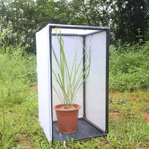 Großer Zusammenklappbarer Umweltfreundlicher Insektenkäfig mit Reißverschluss, Festem Muster und Kunststoffschale für Riesige Monarch-Schmetterlinge und Haustiere - Product Image 1
