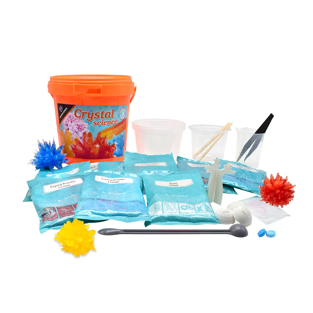 BIG BANG-kits de Ciencia Educativa para niños, kit de cultivo de cristal de juguete para niños