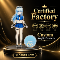 Insignias Acrílicas Personalizadas con Personajes de Dibujos Animados, Fabricadas por OEM
