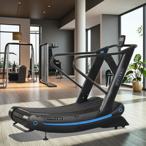 Thương mại Máy chạy bộ unpowered Hướng dẫn sử dụng máy chạy bộ Heavy Duty tự cong Máy chạy bộ chạy máy - Product Image 5