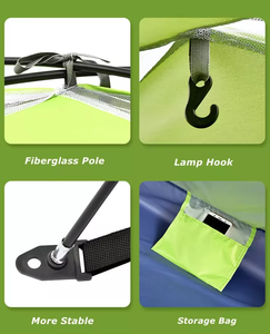 Tente de toit portable en polyester pour 2 personnes, idéale pour l'<span class=keywords><strong>escalade</strong></span> en <span class=keywords><strong>montagne</strong></span>, le camping et les activités estivales en plein air - Product Image 5