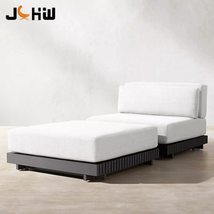 Ensemble <span class=keywords><strong>de</strong></span> canapés d'extérieur modernes en <span class=keywords><strong>aluminium</strong></span> <span class=keywords><strong>de</strong></span> luxe en métal pour hôtel meubles <span class=keywords><strong>de</strong></span> patio <span class=keywords><strong>de</strong></span> <span class=keywords><strong>jardin</strong></span> résistants aux intempéries pour cour, villa et parc - Product Image 3