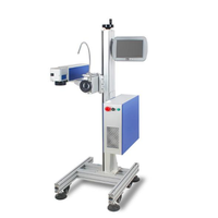 Machine de marquage laser CO2 20W/30W à galvanomètre, haute vitesse, haute précision, refroidie par air, CNC pour emballages alimentaires et de boissons, compatible DXF/AI/DST