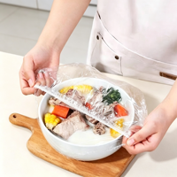 Vente en gros d'usine : Housses alimentaires extensibles jetables en PE de qualité alimentaire, pliables et multi-tailles, pour le stockage au réfrigérateur