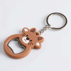 Llavero Abridor de Botellas de Metal de Aleación de Zinc con Forma de Tiburón Antiguo Personalizado por el Fabricante, Llavero de Sublimación con Logotipo - Product Image 3