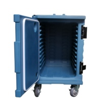 Boîte alimentaire isotherme avec grandes roues universelles antistatiques, boîte à lunch