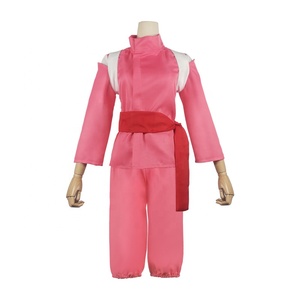 Disfraz <span class=keywords><strong>de</strong></span> <span class=keywords><strong>Halloween</strong></span> Anime Spirited Away Cosplay trajes Takino Chihiro Show Cosplay disfraz Kamikakushi niñas <span class=keywords><strong>Rosa</strong></span> Kimono conjuntos <span class=keywords><strong>peluca</strong></span> - Product Image 2