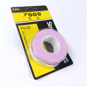 Bande adhésive antidérapante pour raquette de badminton et de tennis Jiyi PU-03, enveloppement de poignée 102 mm, revêtement synthétique en PU - Product Image 2