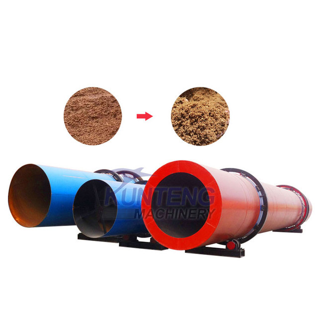 Rotary Scraper Drum Dryer Beer Yeast Dryer Manioc Waste Coconut Dregs Drying Machine apple Grape Pomace Dry Machine Price