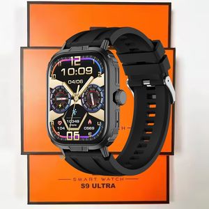 S9 ساعة ذكية فائقة للرجال والنساء بشاشة لمس كاملة ساعة يد رياضية للياقة البدنية مع مراقبة معدل ضربات القلب متوافق مع iOS - Product Image 4