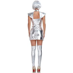 S-xl Halloween espacio mujer <span class=keywords><strong>disfraz</strong></span> Cosplay <span class=keywords><strong>Star</strong></span> <span class=keywords><strong>Wars</strong></span> charol estaño <span class=keywords><strong>hombre</strong></span> uniforme - Product Image 2