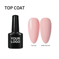 Top Coat Gel Haute Brillance Sans Essuyage, Séchage UV/LED, Fini Ongles Longue Durée, Qualité Professionnelle Salon