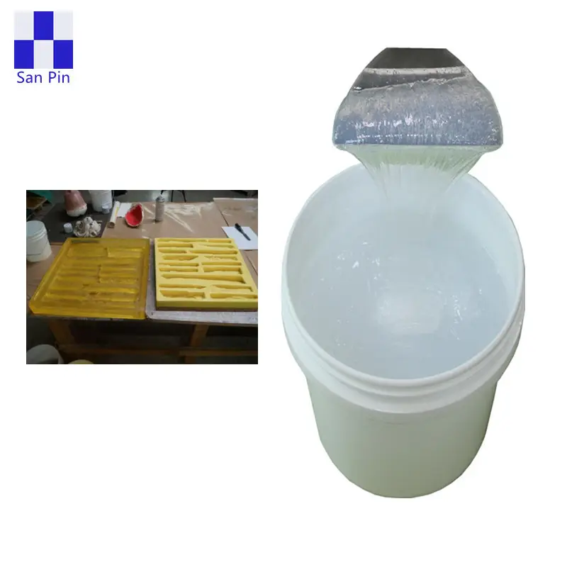 Porzellan fabrik Zweikomponenten-Hochtemperatur-Silikon kautschuk Silikon Lebensmittel qualität Flüssiges Silikon für die Herstellung von Stein formen