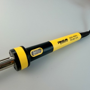 <span class=keywords><strong>Fer</strong></span> à <span class=keywords><strong>souder</strong></span> PINSUN 60W avec indicateur LED, poignée en silicone souple antidérapante, design moderne et élégant pour la réparation électronique - Product Image 3