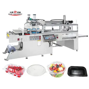 DB-63/78 pet fruit tray plastic food container makers blister clamshell making machine