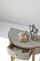 Meubles de salon minimalistes Wabi-Sabi en bois massif Table d'appoint en pin récupéré de style nordique Table d'appoint contemporaine
