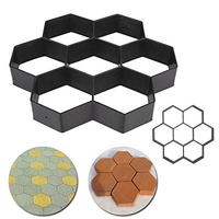 Moule à Paver pour Allée de Jardin, Dalle en Béton, DIY, Moule de Pavage en Plastique