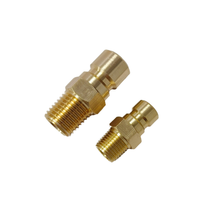 Raccords rapides à basse pression peints et anticorrosion, filetage NPT 1/8, en laiton usiné CNC, vente en gros usine
