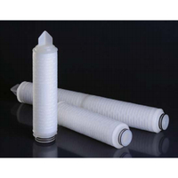 Cartucho de filtro plissado de alto fluxo zhilv, filtro de cartucho de água com 5 micron pp