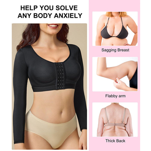Faja Shapewear à fermeture frontale haute compression <span class=keywords><strong>soutien</strong></span>-<span class=keywords><strong>gorge</strong></span> d'<span class=keywords><strong>augmentation</strong></span> <span class=keywords><strong>mammaire</strong></span> <span class=keywords><strong>post</strong></span>-cancer chirurgical - Product Image 3