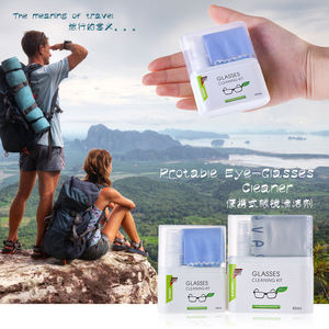 OEM Portable Anti-Fog Eye Contacts Care Solution Limpiador líquido <span class=keywords><strong>de</strong></span> microfibra para lentes <span class=keywords><strong>de</strong></span> contacto <span class=keywords><strong>de</strong></span> colores y anteojos - Product Image 1