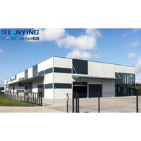 Bâtiment d'entrepôt et d'atelier en structure métallique industrielle, certifié ASTM, pour soudage et découpe, idéal pour le stockage en usine intensif