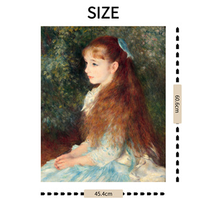Impresión en Lienzo de Nivel de Colección de Museo, Retrato de Irene Cahen D'Anvers de Pierre-<span class=keywords><strong>Auguste</strong></span> Renoir, Ecológico y con Protección UV - Product Image 2