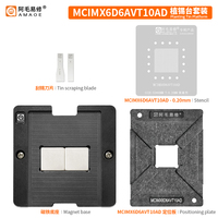 MCIMX6D6AVT10AD  MPU i.MX Serie 6, MPU de 32 bits, Doble Núcleo ARM Cortex-A9, 1GHz, FCBGA 624