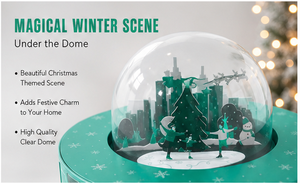 Custom Green Circular Advent <b>Calendar</b> Box with Snow Globe 24 Drawers Rigid Cardboard Christmas Blind Box Mystery Packaging - Product Image 4