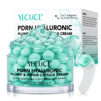 Crème en capsules PDRN YECUCE 100ml, soin coréen pour la peau, hydratant pour le visage, réparation cutanée, marque privée, crème en capsules PDRN à l'ADN de saumon