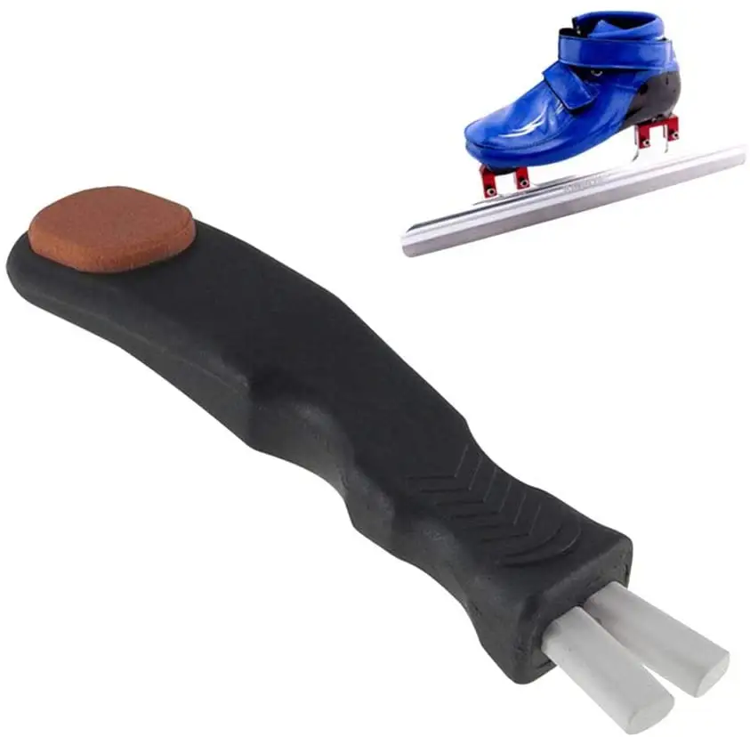 Multi-Function Skate Sharpening Tool Ice Hockey Skate Sharpener Ceramic Steel Replaceable Honing Stone