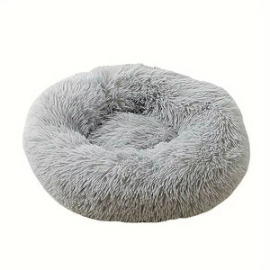 Bestseller Großes mittelgroßes Haustier Nest Netz Winter bett für lange Haare Hunde und Katzen Rotes Stoff bett Großhandel Hersteller - Product Image 5