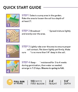 หว่านดอกไม้ผสมไม้ยืนต้น18นิ้วสำหรับสวนผสมเกสรดอกไม้สำหรับดอกไม้ประดิษฐ์บนพื้น - Product Image 5