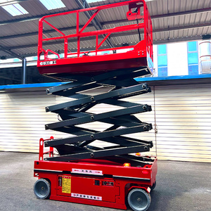 MIỄN PHÍ VẬN CHUYỂN 6m 8m 10m 12m Nền tảng nâng người di động Skylift, giàn giáo nâng thủy lực, thang nâng kéo cắt, giàn nâng cắt kéo dùng cho công việc trên cao - Product Image 6