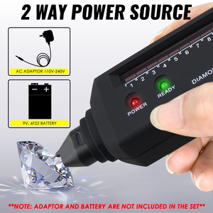 High Quality Diamond Tester with UV Light Gemstone Tool Selector 2pt Stones Compact Design Audible Warning Sound Buzzer - Product Image 2