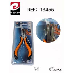 MNJ Pliers 1Pcs Orange Handle For Precision Work 12Pcs Pack - Product Image 1