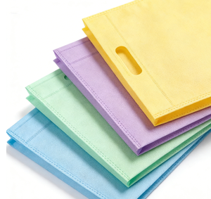 ถุงผ้าหูหิ้วแบบไม่ทอคุณภาพสูง พิมพ์โลโก้ตามสั่ง ใช้ซ้ำได้ ขายส่ง สำหรับใส่ของชำ รองเท้า บรรจุภัณฑ์ และช้อปปิ้ง - Product Image 2