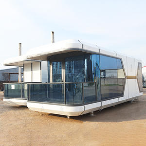 บ้านสำเร็จรูปเคลื่อนย้ายได้ โครงสร้างเหล็กเบา ตกแต่งสวยงาม พร้อมกระเป๋าสำหรับพกพา เหมาะสำหรับโรงแรม รีสอร์ท ห้องพักแบบเคลื่อนที่ โกดังเก็บของ - Product Image 4