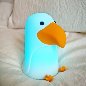 Lámpara de Noche LED de Silicona Portátil para Bebés, con Forma de Tucán, Recargable, Táctil, Regulable, 7 <span class=keywords><strong>Colores</strong></span> - Product Image 6
