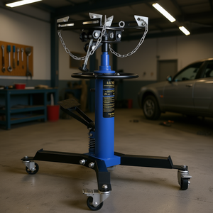 Martinetto Idraulico per Trasmissione 1100 Libbre, Cavalletto Telescopico da Pavimento 33-67 Pollici con Rotazione a 360 Gradi - Product Image 2