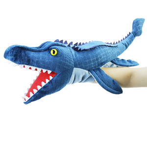 Para muñecas <span class=keywords><strong>de</strong></span> marionetas <span class=keywords><strong>de</strong></span> mano <span class=keywords><strong>de</strong></span> princesa, juguete <span class=keywords><strong>de</strong></span> Animal marino con boca que se puede abrir, algodón PP, interacción entre padres e hijos, alivio del estrés bordado - Product Image 5